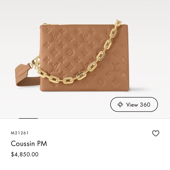 Authentic Louis Vuitton cussin - Picture 1 of 9